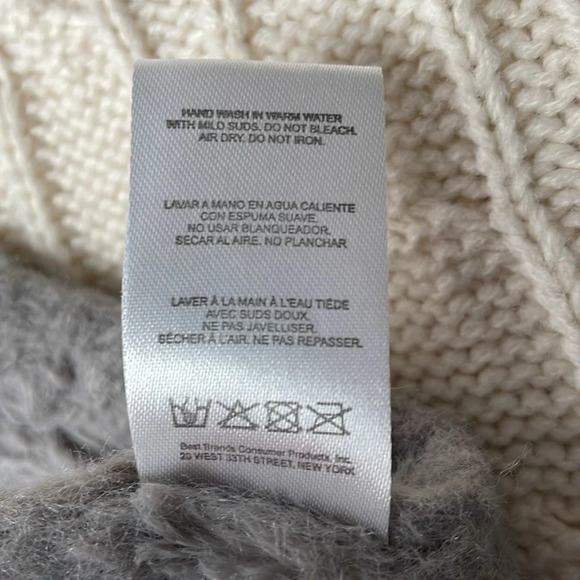 Baby elephant security blanket/plush. Gray and white. 12”x 11”. - Picture 6 of 6